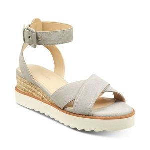 Marc Fisher Gray Jovana Platform Espadrilles Size 11